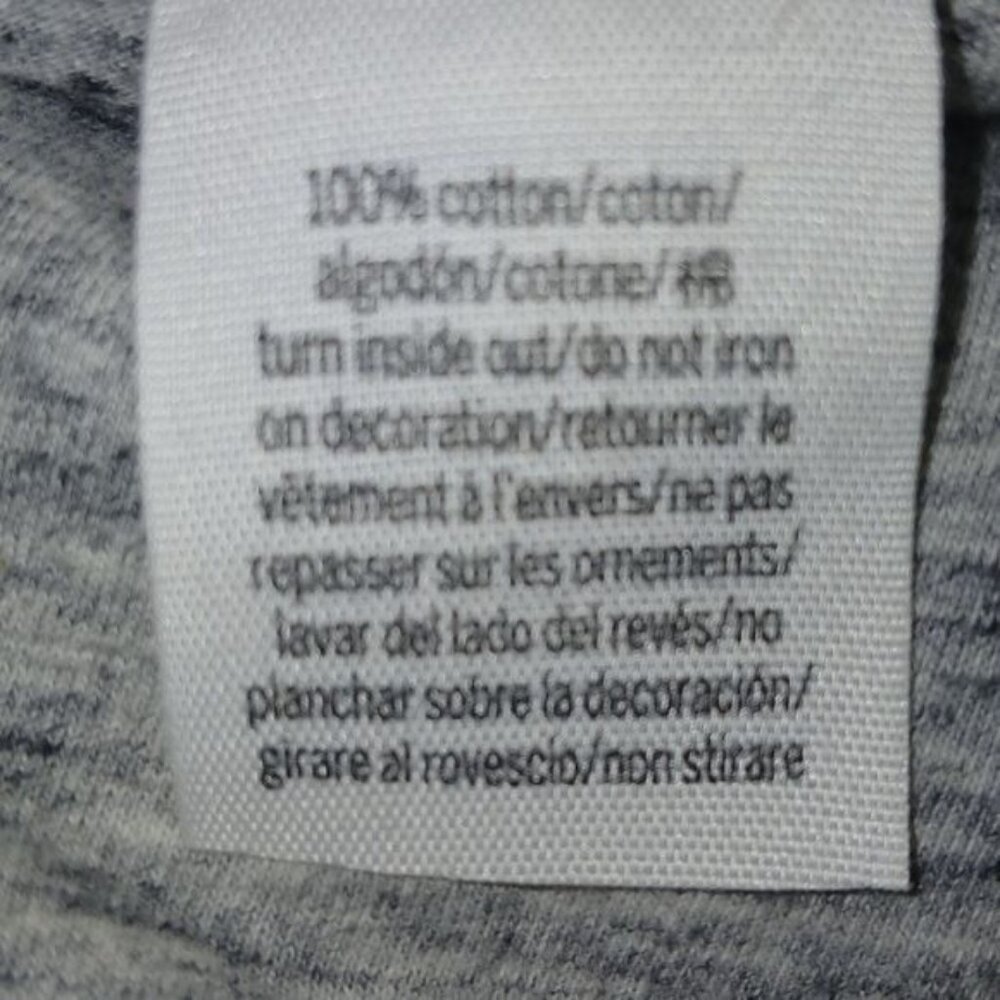 PINK Victoria's Secret Heathered Gray Oversized Crewneck T-shirt - Picture 5 of 5